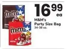 Safeway M&M'S Party Size Bag offer