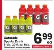 Safeway Gatorade Sports Drink offer