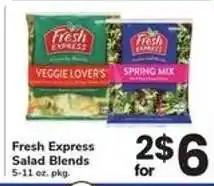 Safeway Fresh Express Salad Blends offer