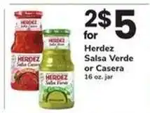 Safeway Herdez Salsa Verde or Casera offer