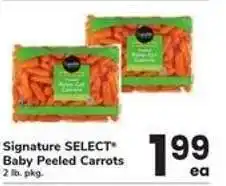 Safeway Signature SELECT Baby Peeled Carrots offer