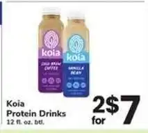 Safeway Koia Protein Drinks offer