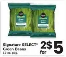 Safeway Signature SELECT Green Beans offer