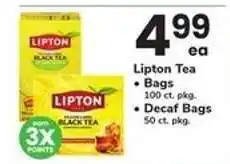 Safeway Lipton Tea offer