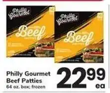 Safeway Philly Gourmet Beef Patties offer