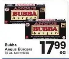 Safeway Bubba Angus Burgers offer