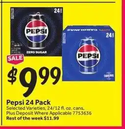 Stop&Shop Pepsi 24 Pack offer