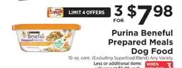 ShopRite Purina Beneful Prepared Meals Dog Food offer