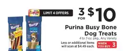 ShopRite Purina Busy Bone Dog Treats offer