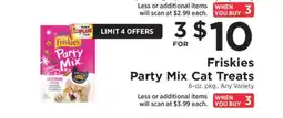ShopRite Friskies Party Mix Cat Treats offer