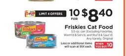ShopRite Friskies Cat Food offer