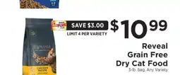 ShopRite Reveal Grain Free Dry Cat Food offer