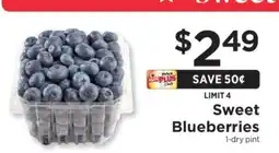 ShopRite Sweet Blueberries offer