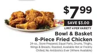 ShopRite Bowl & Basket 8-Piece Fried Chicken offer