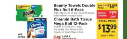 ShopRite Charmin Bath Tissue Mega Roll 12-Pack offer