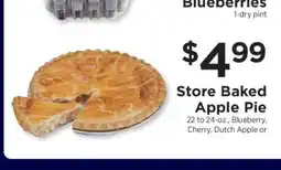 ShopRite Store Baked Apple Pie offer