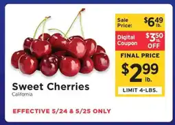 ShopRite Sweet Cherries offer