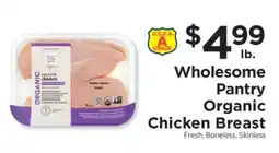 ShopRite Wholesome Pantry Organic Chicken Breast offer