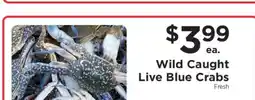 ShopRite Wild Caught Live Blue Crabs offer