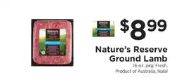 ShopRite Nature’s Reserve Ground Lamb offer