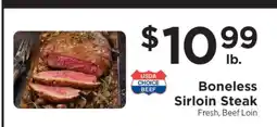 ShopRite Boneless Sirloin Steak offer