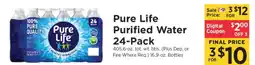 ShopRite Pure Life Purified Water 24-Pack offer