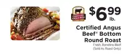ShopRite Certified Angus Beef Bottom Round Roast offer