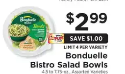 ShopRite Bonduelle Bistro Salad Bowls offer