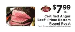 ShopRite Certified Angus Beef Prime Bottom Round Roast offer