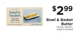 ShopRite Bowl & Basket Butter offer