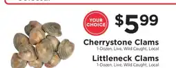 ShopRite Cherrystone Clams / Littleneck Clams offer