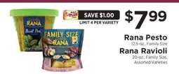 ShopRite Rana Pesto/Rana Ravioli offer