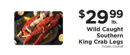 ShopRite Wild Caught Southern King Crab Legs offer
