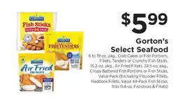 ShopRite Gorton's Select Seafood offer