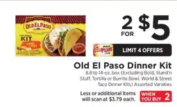 ShopRite Old El Paso Dinner Kit offer