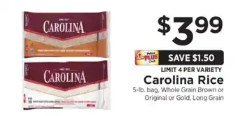 ShopRite Carolina Rice offer