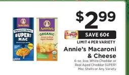 ShopRite Annie's Macaroni & Cheese offer