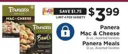ShopRite Panera Mac & Cheese, Panera Meals offer