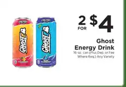 ShopRite Ghost Energy Drink offer