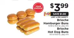 ShopRite BRIOCHE BUNS offer
