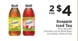 ShopRite Snapple Iced Tea offer
