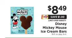 ShopRite Disney Mickey Mouse Ice Cream Bars offer