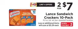 ShopRite Lance Sandwich Crackers 10-Pack offer