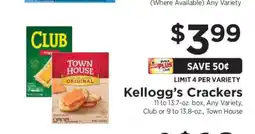 ShopRite Kellogg's Crackers offer