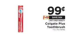 ShopRite Colgate Plus Toothbrush offer