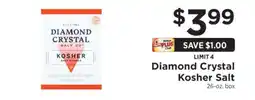 ShopRite Diamond Crystal Kosher Salt offer