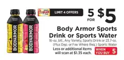 ShopRite Body Armor Sports Drink or Sports Water offer