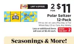 ShopRite Polar Seltzer 12-Pack offer