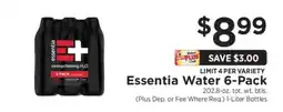 ShopRite Essentia Water 6 Pack offer