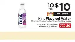 ShopRite Hint Flavored Water offer